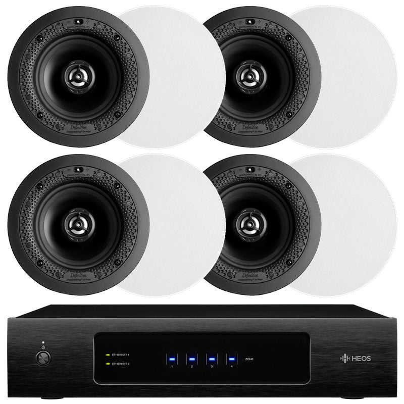 Denon HEOS Drive x Definitive Technology DI Ceiling