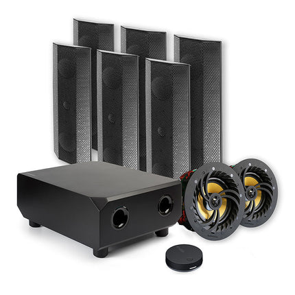 Lithe Audio iO1 Wireless 5.1.2 Dolby Atmos Cinema Kit - WiSA SoundSend