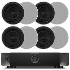 Marantz M4 4-Zone Amplifier & 8x B&W CCM665 Ceiling Speakers Package