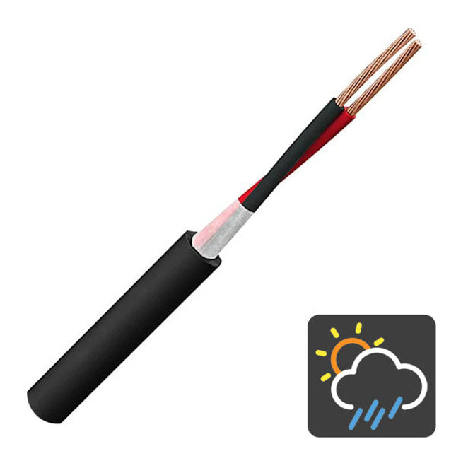 16/2 2-Core 16AWG Outdoor Speaker Cable (1m - 100m)